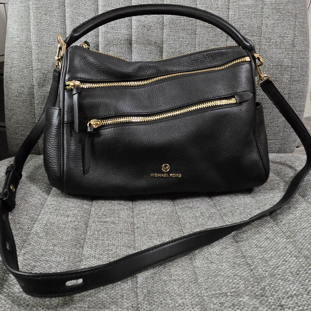 FREE SHIPPING! Michael Kors Lorimer Large Pebbled Leather Satchel